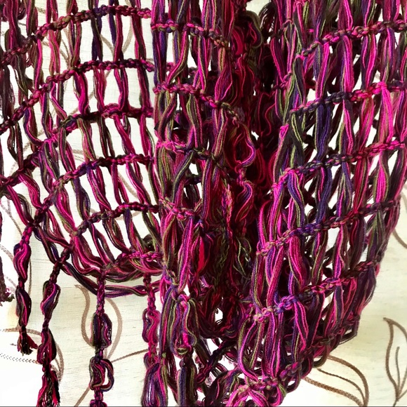 Open Knit Infinity Scarf - Picture 2 of 4